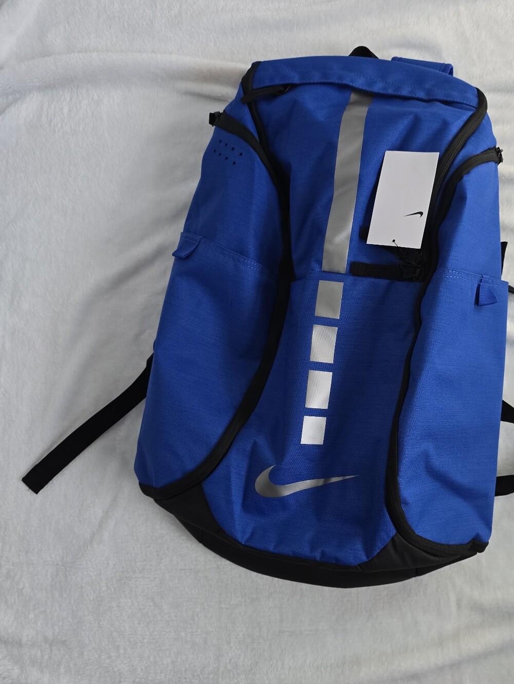 Nike Hoops Elite Pro Basketball Backpack Royal Blue Black Silver 32L NWT BA5554 - Picture 3 of 4